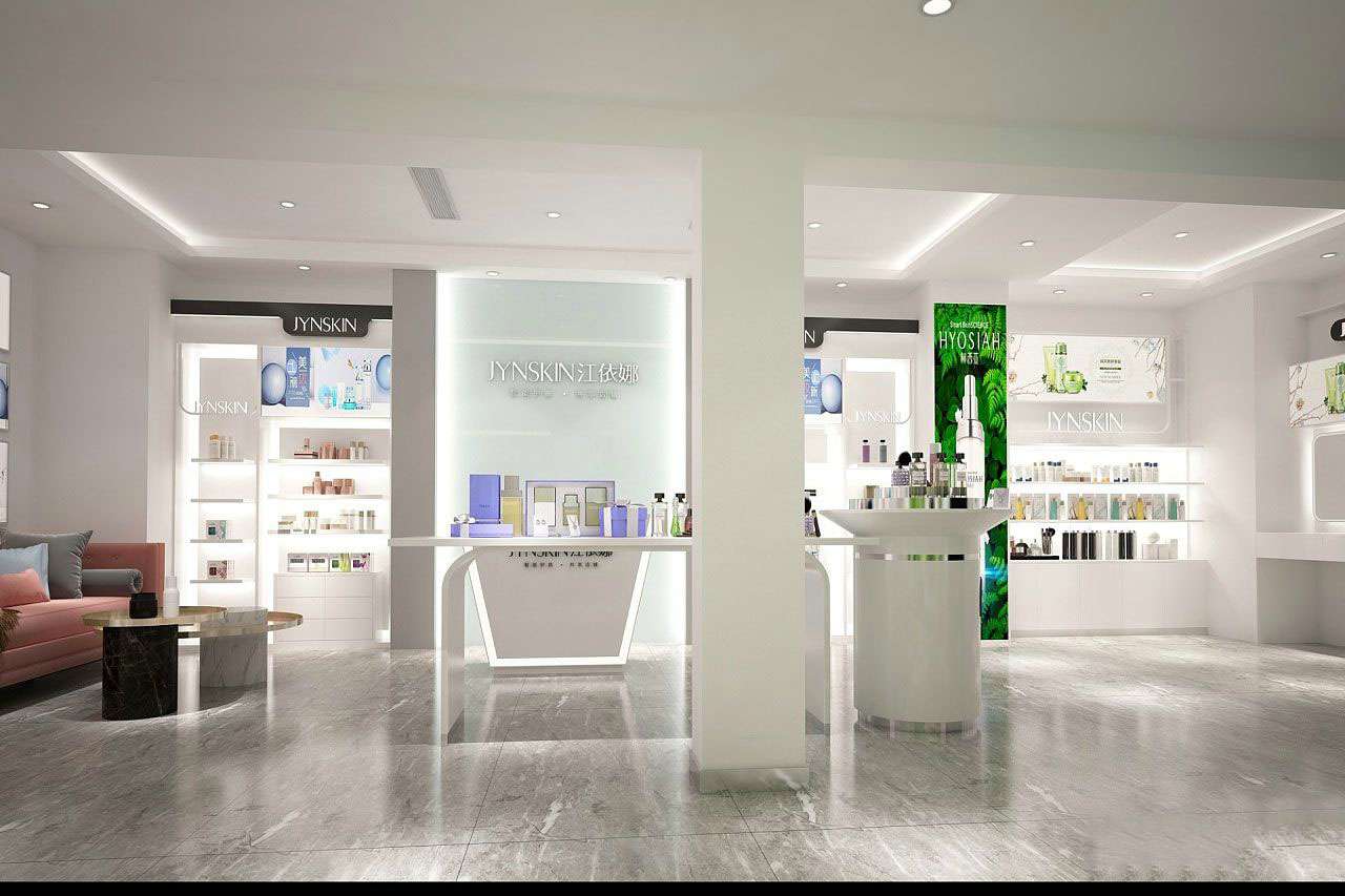 鄭州護(hù)膚品專賣店裝修設(shè)計效果圖
