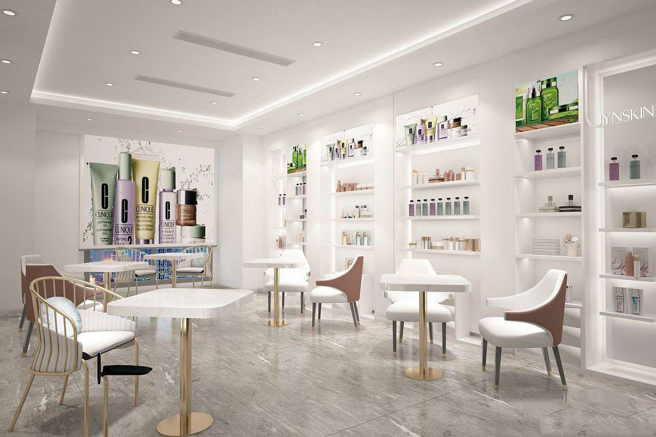 鄭州護(hù)膚品專賣店裝修設(shè)計效果圖