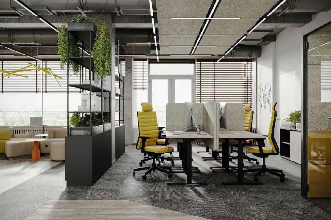 鄭州工業風格辦公室的裝修效果展示