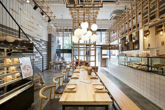 烘焙餐廳裝修設(shè)計效果圖