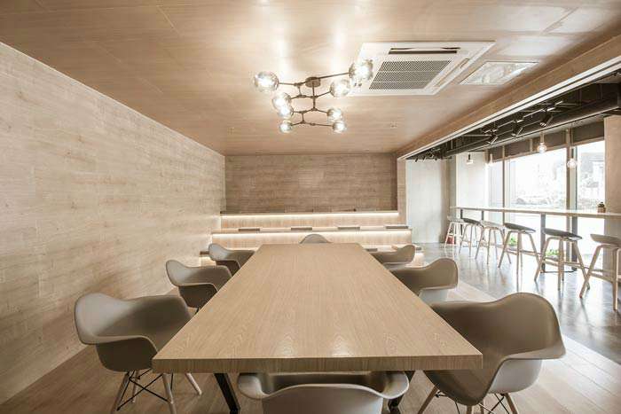 舒適簡潔的咖啡店裝修設(shè)計效果圖