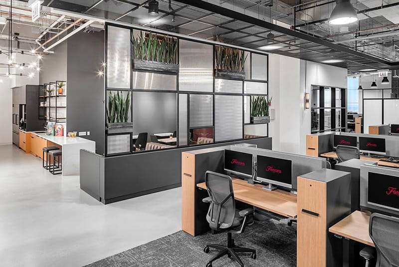 時尚辦公室裝修效果圖