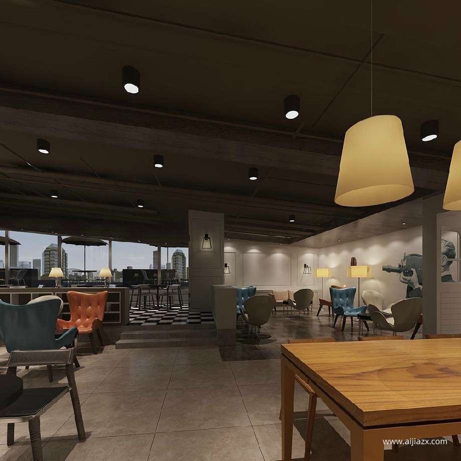 鄭州咖啡店裝修方案，文藝小清新咖啡店設(shè)計(jì)