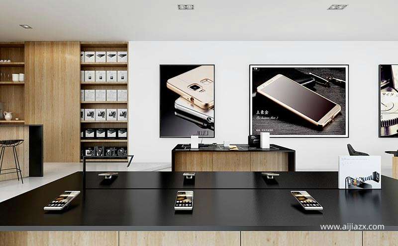 鄭州華為手機(jī)專賣店裝修設(shè)計說明