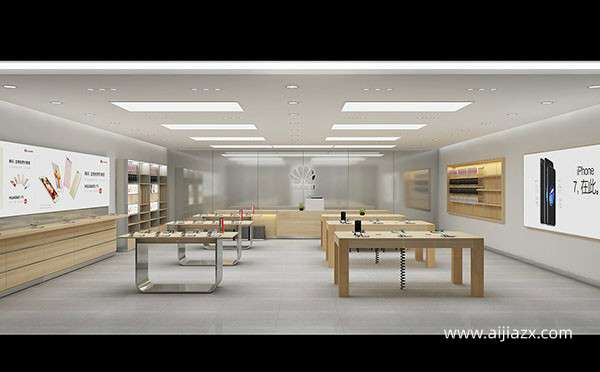 150平方米華為手機店裝修費用