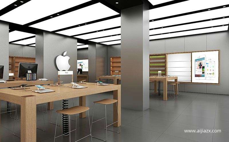 蘋(píng)果手機(jī)店怎么裝修，蘋(píng)果手機(jī)店室內(nèi)設(shè)計(jì)