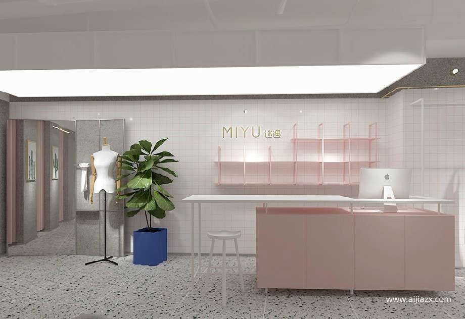 精品女裝店吧臺設(shè)計效果圖