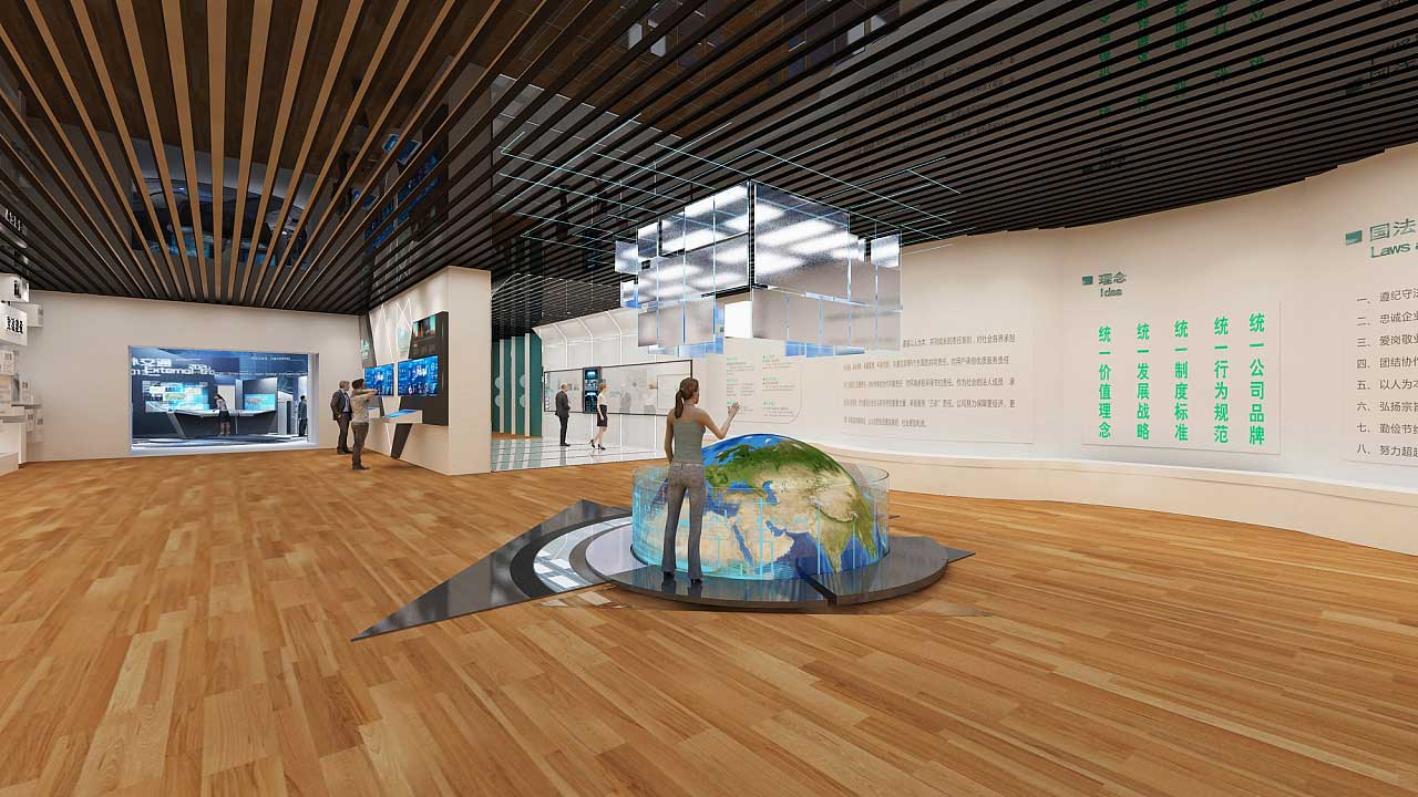 鄭州職業(yè)技術學院實訓教室展廳設計