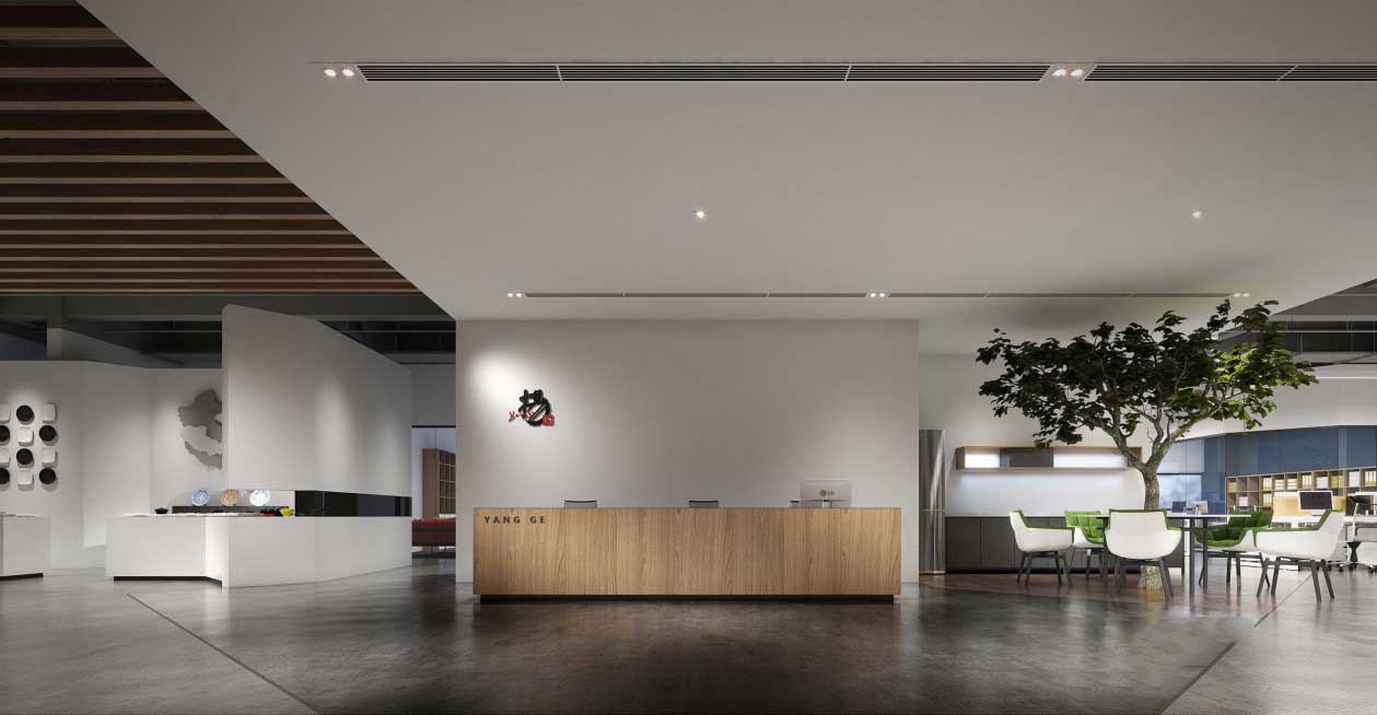 580平方展廳展館設(shè)計裝修案例