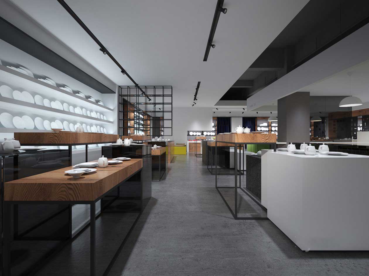 580平方展廳展館設(shè)計裝修案例