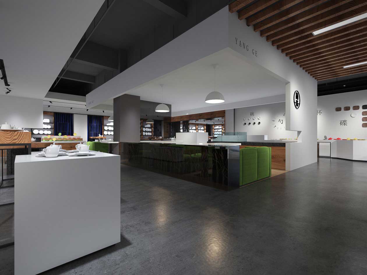 580平方展廳展館設(shè)計裝修案例