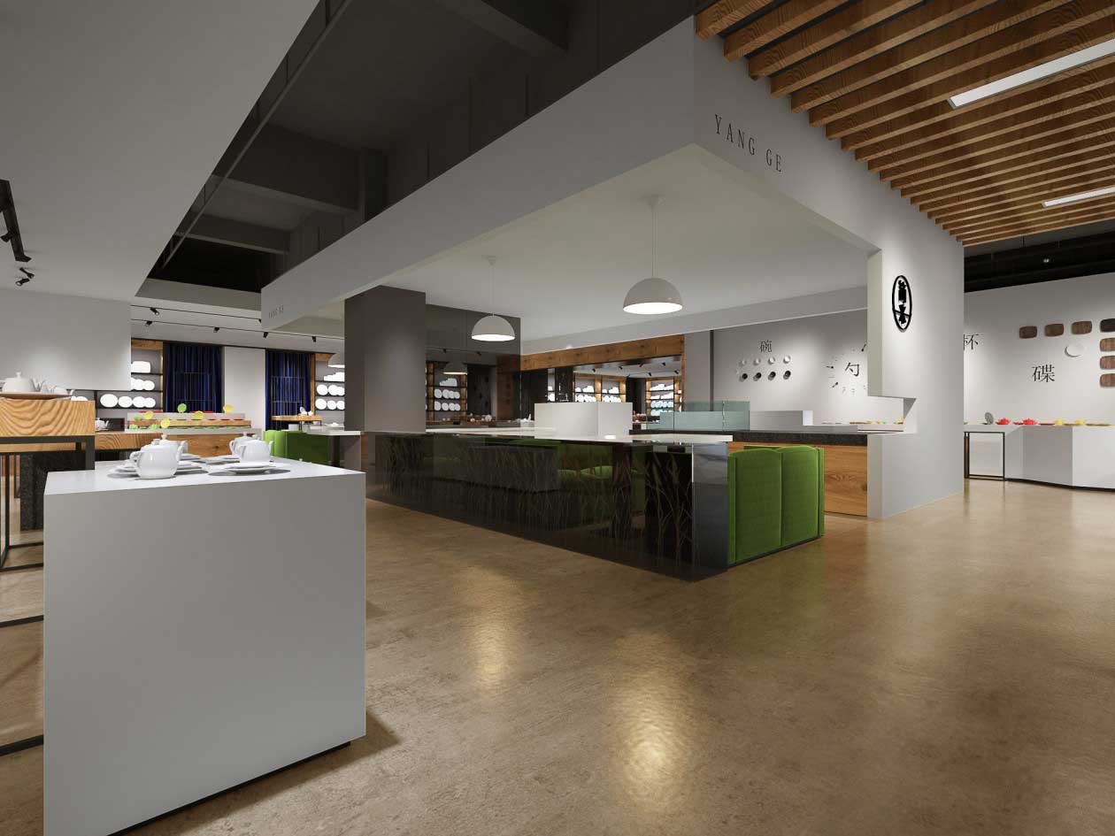 580平方展廳展館設(shè)計裝修案例