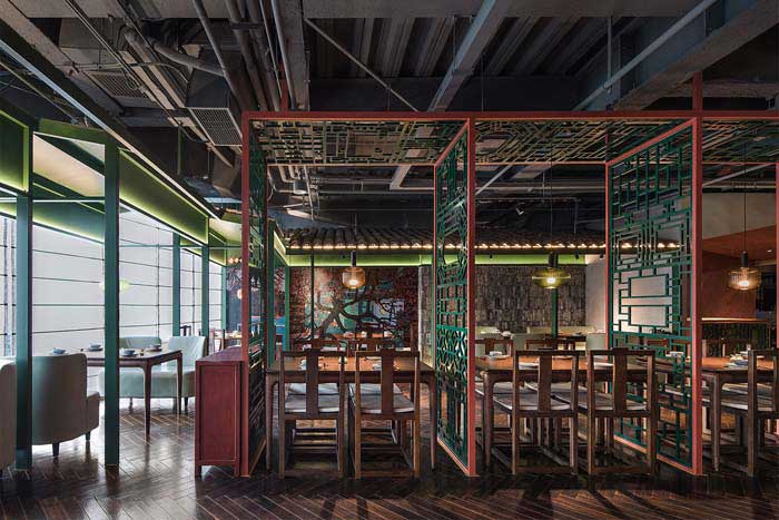 260平米鄭州精品餐廳設計效果圖