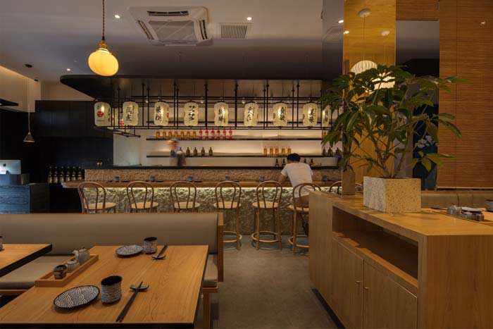 商丘日料餐廳設計200平米裝修效果圖