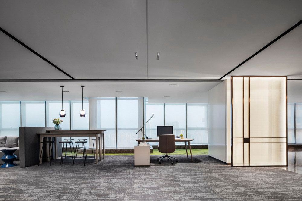 420平米鄭州中原區辦公室裝修設計效果圖