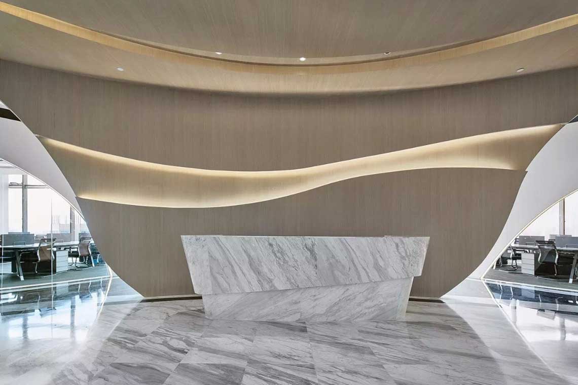 辦公室前臺設(shè)計(jì)效果圖-辦公室裝修前臺設(shè)計(jì)圖集