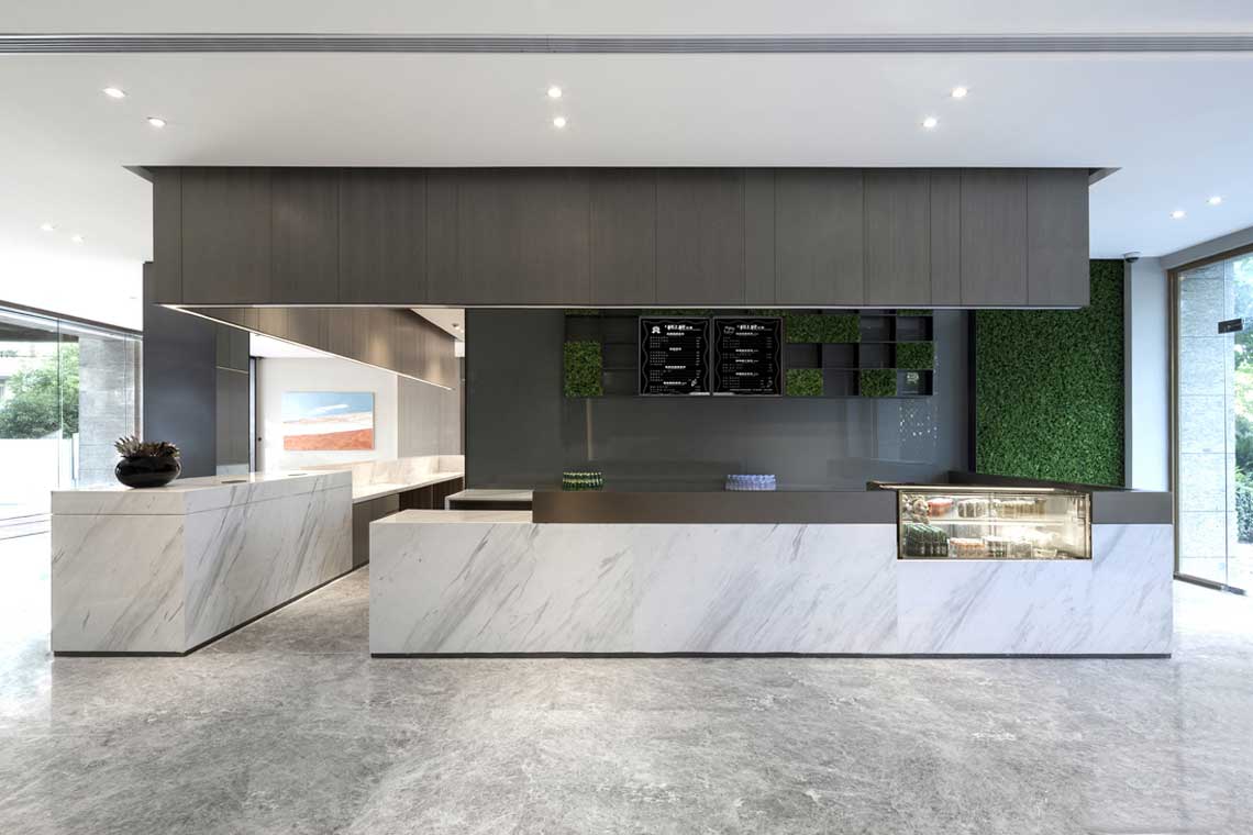 辦公室前臺設(shè)計(jì)效果圖-辦公室裝修前臺設(shè)計(jì)圖集