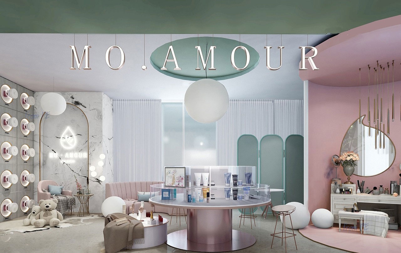 小型帶貨直播裝潢設(shè)計效果圖