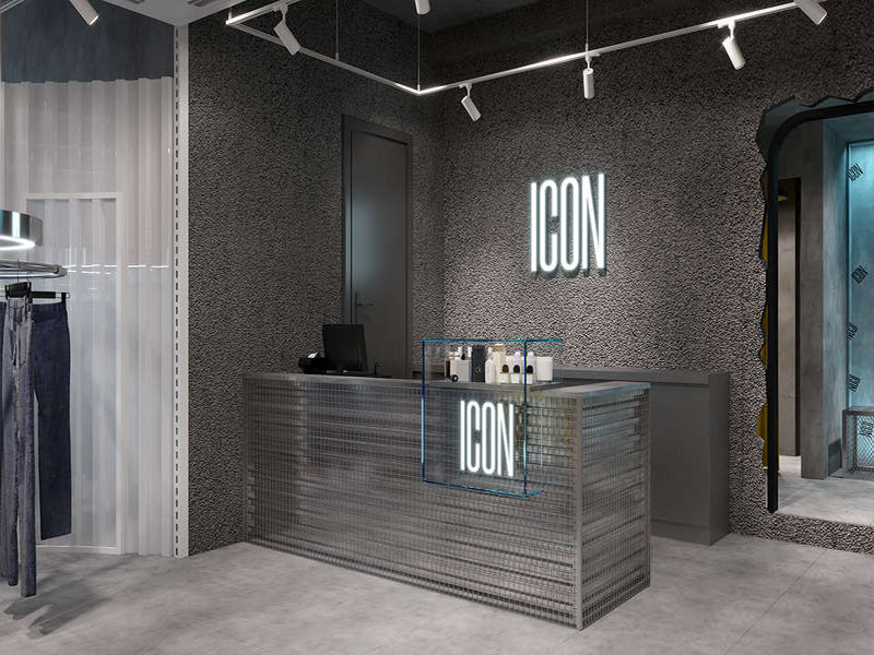 80平米極簡風(fēng)格臨街服裝店設(shè)計(jì)