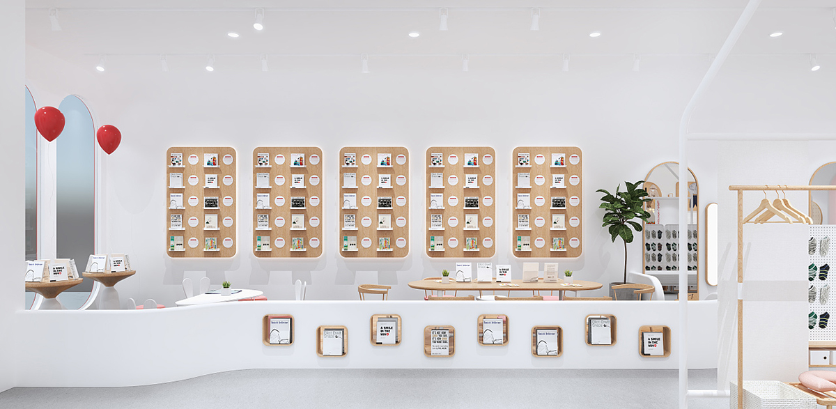 220平米孕嬰品實體店設(shè)計效果圖