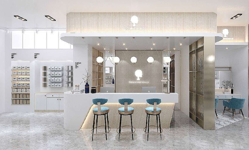 鄭州彩妝店裝修藝術(shù):色彩、燈光與創(chuàng)意的融合