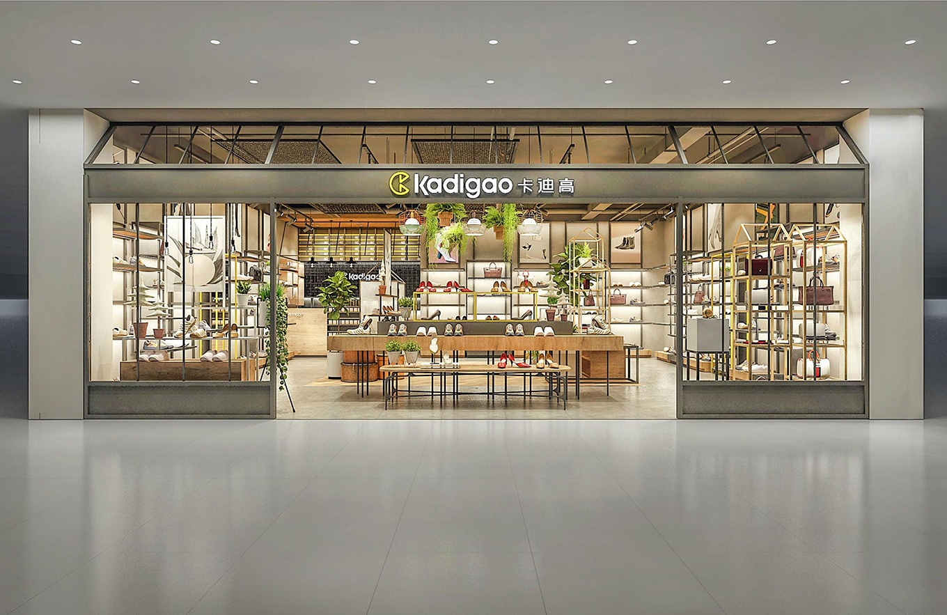 120平米女鞋專(zhuān)賣(mài)店設(shè)計(jì)效果圖