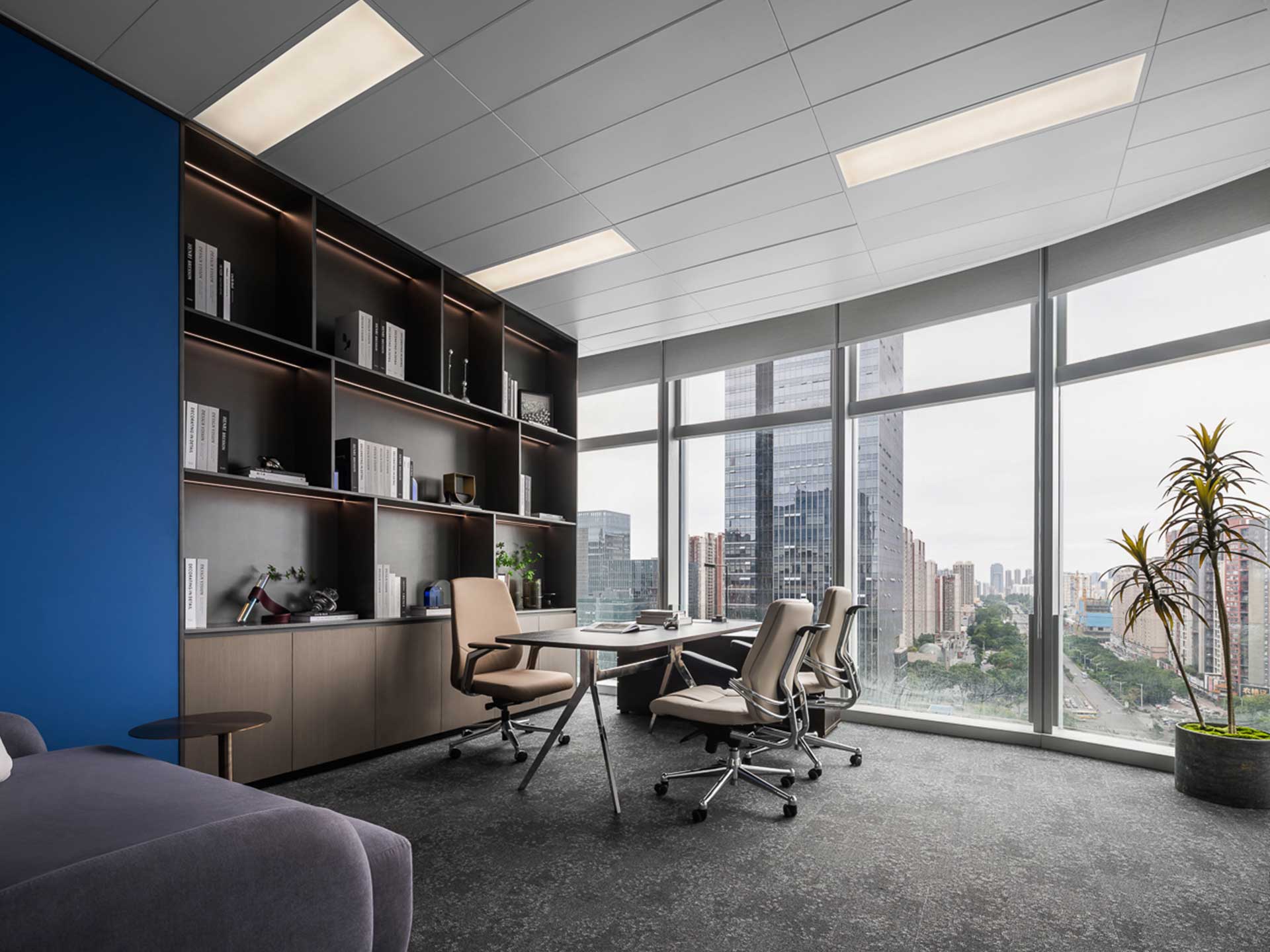 270平米企業(yè)辦公室設(shè)計裝修效果圖