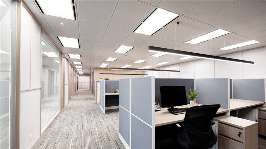 300平極簡(jiǎn)主義辦公空間設(shè)計(jì)效果圖