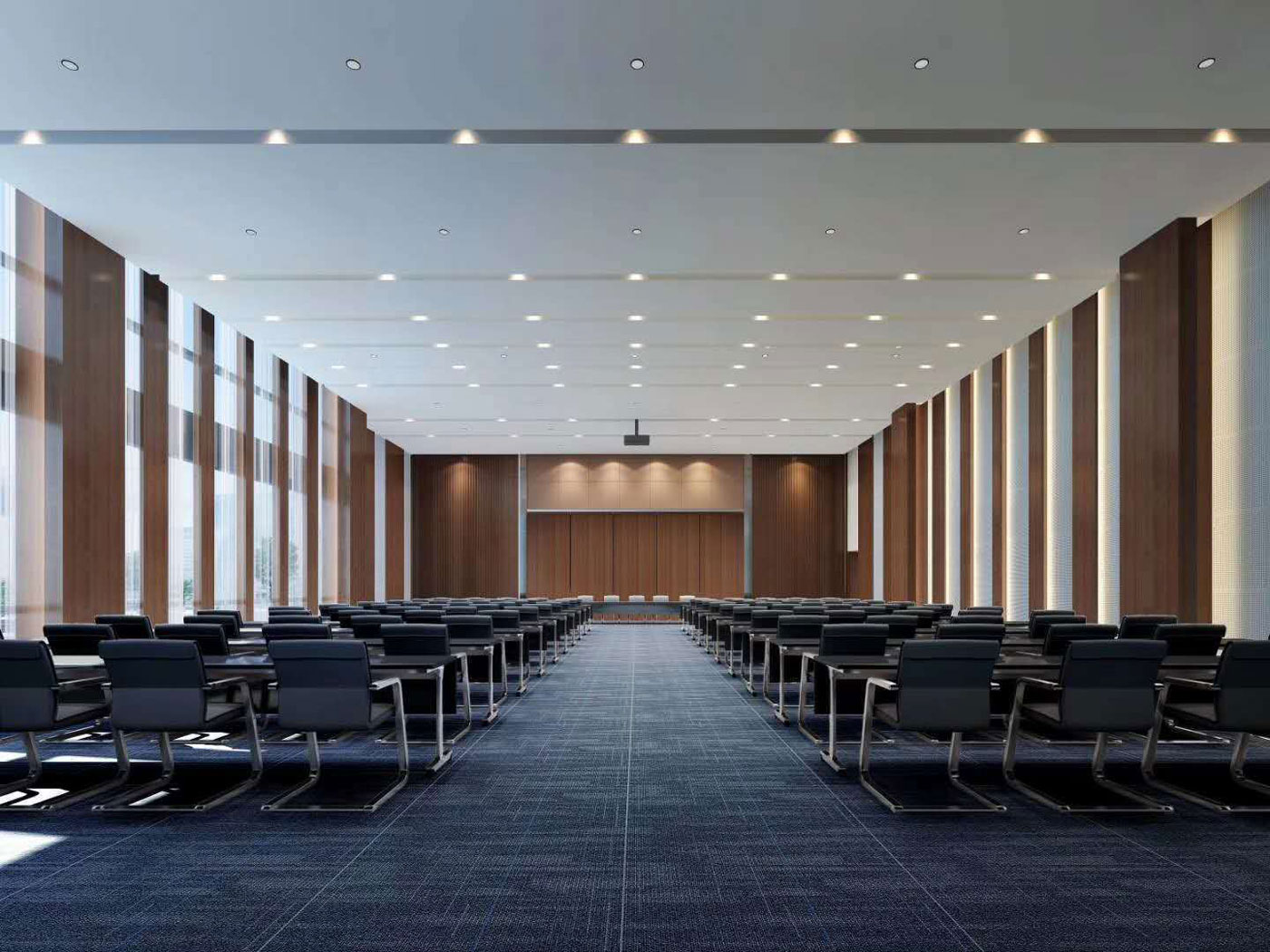 100平米會議室裝修設(shè)計(jì)效果圖合集