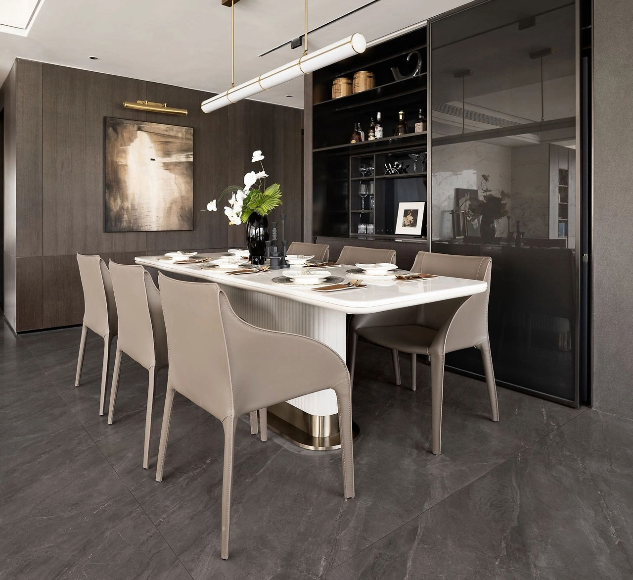 144平米美盛教育港灣家裝設(shè)計裝修效果圖