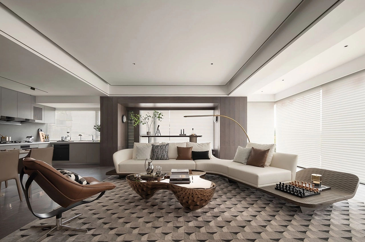 144平米美盛教育港灣家裝設(shè)計裝修效果圖