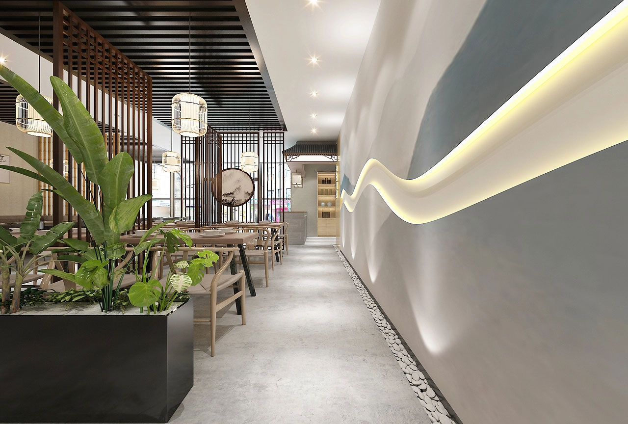 342平米鄭州川菜館裝修設(shè)計效果圖