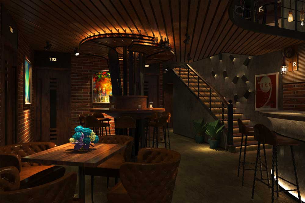 320平米特色小型酒吧裝修設(shè)計(jì)效果圖