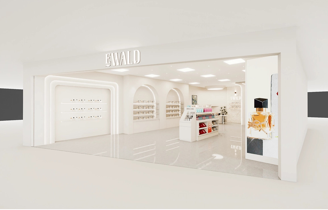 45平米鄭州化妝品店鋪直播間設計效果圖