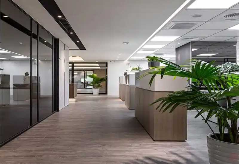 鄭州寫字樓裝修設計的照明方案：不同區(qū)域的燈光選擇