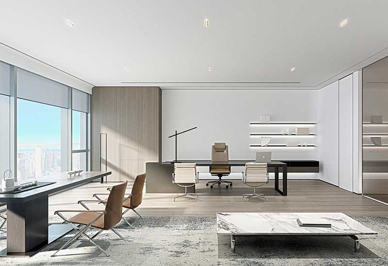 鄭州辦公室裝修設計費是否值得？施工落地效果參考