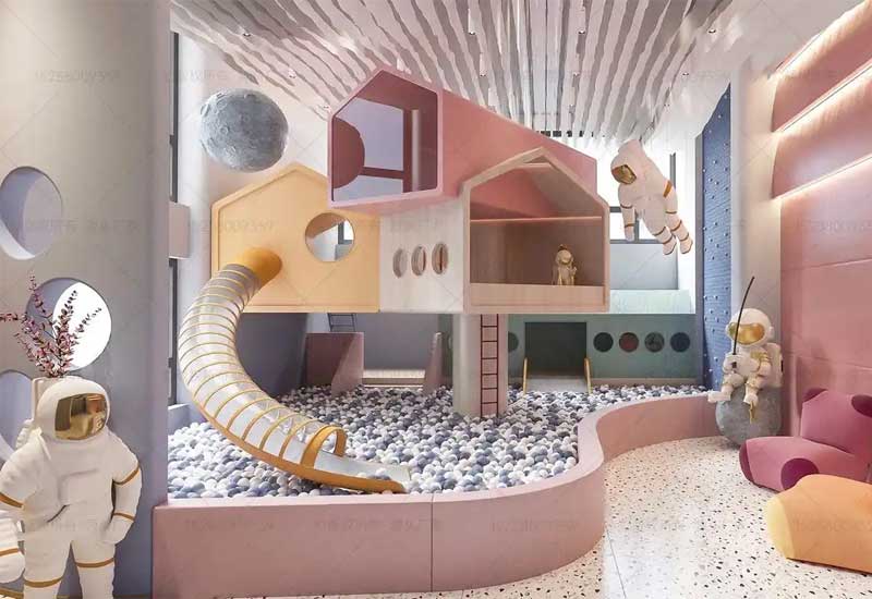 鄭州兒童樂園裝修設(shè)計：滑梯安全護(hù)欄設(shè)計與家長監(jiān)控區(qū)