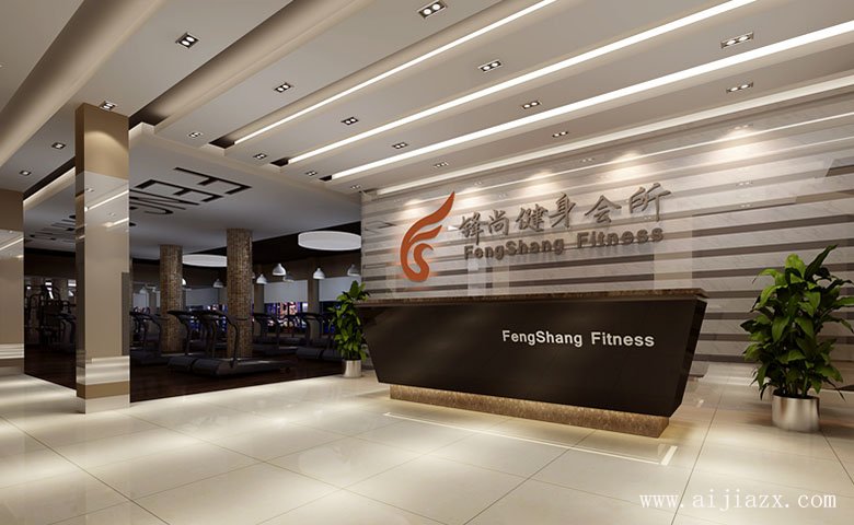 現(xiàn)代簡約風(fēng)格健身會(huì)所裝修效果圖