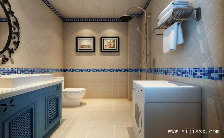 經(jīng)濟(jì)實(shí)用的地中海風(fēng)格大戶(hù)型裝修效果圖