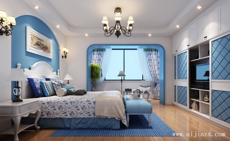 經(jīng)濟(jì)實(shí)用的地中海風(fēng)格大戶(hù)型裝修效果圖