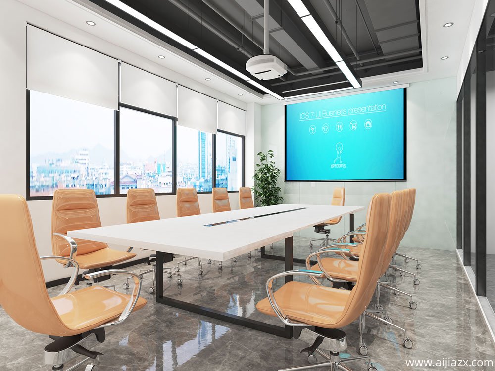 鄭州高新區美立方辦公室裝修設計案例